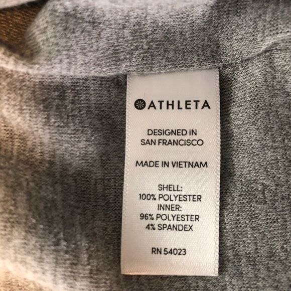 EUC Athleta Navy Blue Chill Bomber Sporty Jacket - Picture 15 of 15